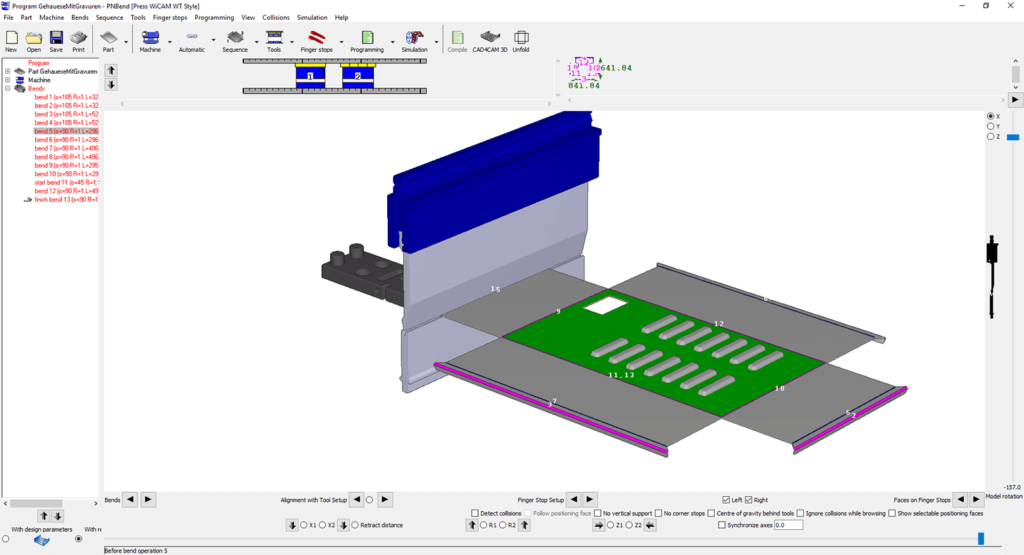 Bend Simulation For Press Brakes PNBend WiCAM